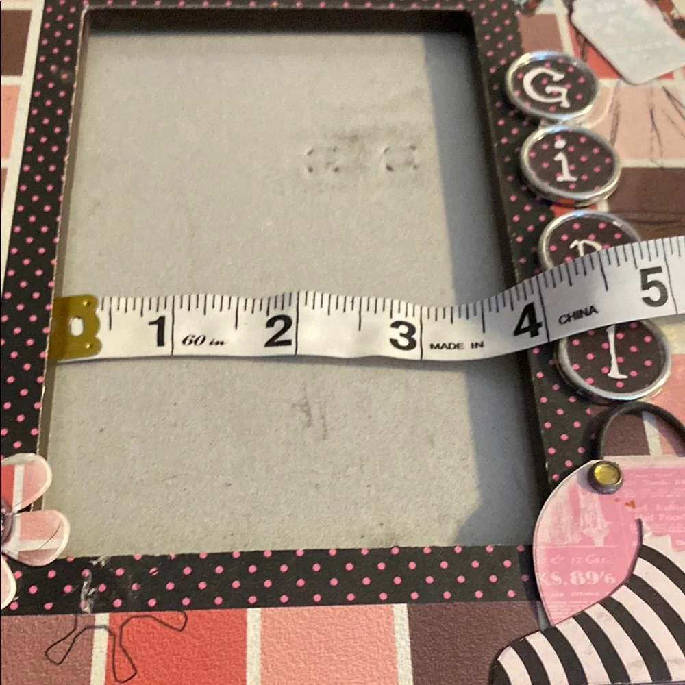 Fashion Girl Multicolor Photo Frame